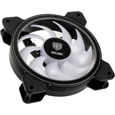 Kolink Ventilateur PWM ARGB LED Umbra (120 mm, 1x), Ventilateur PC, Blanc Kolink Ventilateur PWM ARGB LED Umbra (120 mm, 1x), Ventilateur PC, Blanc