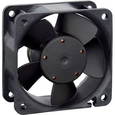 PAPST EBM 614NGHH Ventilateur axial 24 V/DC 54 m³/h (L x l x H) 60 x 60 x 25 mm (60 mm, 1x), Ventilateur PC, Noir PAPST EBM 614NGHH Ventilateur axial 24 V/DC 54 m³/h (L x l x H) 60 x 60 x 25 mm (60 mm, 1x), Ventilateur PC, Noir