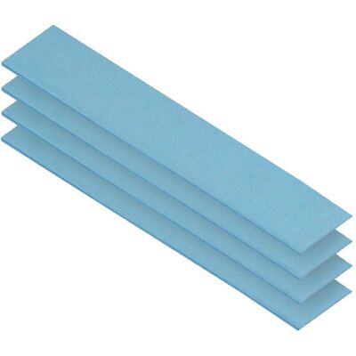 Arctic TP-3 (120x20mm, t:0.5mm) Pack de 4pcs (0.50 mm, 6 W/m K), Tampon thermique, Bleu Arctic TP-3 (120x20mm, t:0.5mm) Pack de 4pcs (0.50 mm, 6 W/m K), Tampon thermique, Bleu