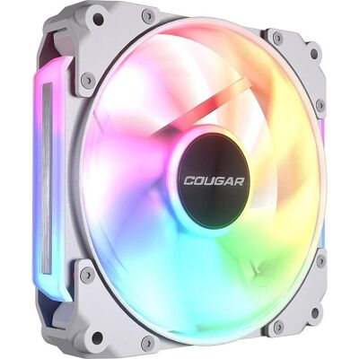 Cougar Ventilateur de boitier Apolar RGB - 12cm (Blanc) (120 mm, 1x), Ventilateur PC, Blanc Cougar Ventilateur de boitier Apolar RGB - 12cm (Blanc) (120 mm, 1x), Ventilateur PC, Blanc