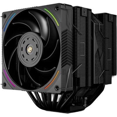 Thermalright Ventilateur pour processeur Royal Pretor 130 Ultra RGB (Noir) (158 mm), Ventirad processeur, Noir Thermalright Ventilateur pour processeur Royal Pretor 130 Ultra RGB (Noir) (158 mm), Ventirad processeur, Noir