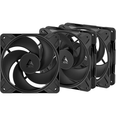 Arctic Lot de 3 Ventilateurs de boitier P14 Pro Reverse - 14cm (Noir) (140 mm, 3x), Ventilateur PC, Noir Arctic Lot de 3 Ventilateurs de boitier P14 Pro Reverse - 14cm (Noir) (140 mm, 3x), Ventilateur PC, Noir