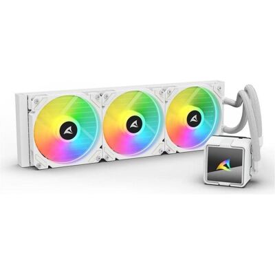 Sharkoon S60 ARGB AIO White, Refroidissement liquide CPU, Blanc Sharkoon S60 ARGB AIO White, Refroidissement liquide CPU, Blanc