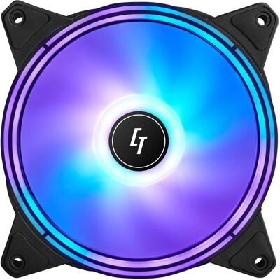 Chieftec Ventilateur PC NF-1225RGB (120 mm, 1x), Ventilateur PC, Noir Chieftec Ventilateur PC NF-1225RGB (120 mm, 1x), Ventilateur PC, Noir