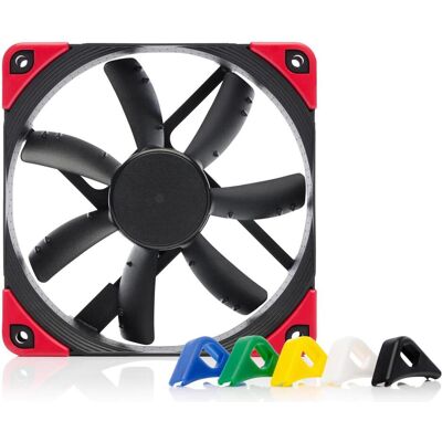 Noctua NF-S12A PWM chromax.black.swap (120 mm, 1x), Ventilateur PC, Noir Noctua NF-S12A PWM chromax.black.swap (120 mm, 1x), Ventilateur PC, Noir