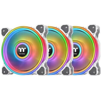 Thermaltake Riing Quad 14 RGB Édition blanche (140 mm, 3x), Ventilateur PC, Blanc Thermaltake Riing Quad 14 RGB Édition blanche (140 mm, 3x), Ventilateur PC, Blanc