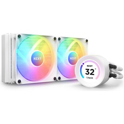 NZXT Kraken Elite 240 RGB, Refroidissement liquide CPU, Blanc NZXT Kraken Elite 240 RGB, Refroidissement liquide CPU, Blanc