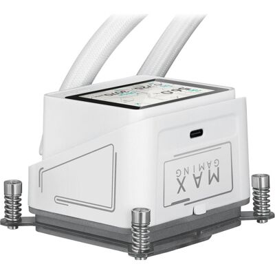 Asus MAX Gaming LC 360 ARGB LCD, Refroidissement liquide CPU, Blanc Asus MAX Gaming LC 360 ARGB LCD, Refroidissement liquide CPU, Blanc