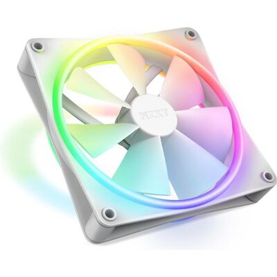 NZXT F140 RGB Duo (140 mm, 1x), Ventilateur PC, Blanc NZXT F140 RGB Duo (140 mm, 1x), Ventilateur PC, Blanc
