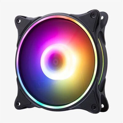 Hiditec VENTILADOR GAMING ARGB N18-ARGB BLACK 120MM (120 mm), Ventilateur PC, Noir, Multicolore Hiditec VENTILADOR GAMING ARGB N18-ARGB BLACK 120MM (120 mm), Ventilateur PC, Noir, Multicolore