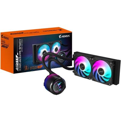 Gigabyte AORUS Waterforce X II 240, Refroidissement liquide CPU, Noir Gigabyte AORUS Waterforce X II 240, Refroidissement liquide CPU, Noir