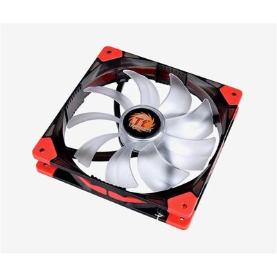 Thermaltake Ventilateur Luna 14 LED Rouge CL-F022-PL14RE-A (140 mm, 1000 tr/min, Rouge) (140 mm, 1x), Ventilateur PC, Noir Thermaltake Ventilateur Luna 14 LED Rouge CL-F022-PL14RE-A (140 mm, 1000 tr/min, Rouge) (140 mm, 1x), Ventilateur PC, Noir
