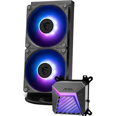 MSI MAG CORELIQUID A15 240 COOLER, Refroidissement liquide CPU, Noir, Multicolore MSI MAG CORELIQUID A15 240 COOLER, Refroidissement liquide CPU, Noir, Multicolore