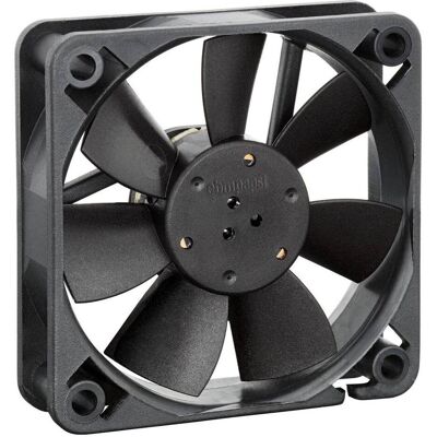 PAPST Ventilateur axial 5 V/DC (60 mm, 1x), Ventilateur PC, Noir PAPST Ventilateur axial 5 V/DC (60 mm, 1x), Ventilateur PC, Noir