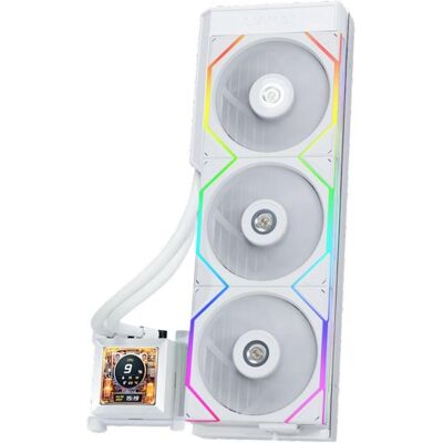 Lian-Li Système complet de refroidissement à eau HydroShift LCD 360S - blanc, Refroidissement liquide CPU, Blanc Lian-Li Système complet de refroidissement à eau HydroShift LCD 360S - blanc, Refroidissement liquide CPU, Blanc