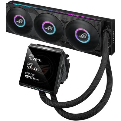 Asus ROG Strix LC IV 360 ARGB LCD, Refroidissement liquide CPU, Noir Asus ROG Strix LC IV 360 ARGB LCD, Refroidissement liquide CPU, Noir
