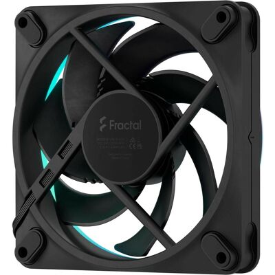 Fractal Ventilateur de boitier Momentum RGB - 12cm (Noir) (120 mm, 1x), Ventilateur PC, Multicolore, Noir Fractal Ventilateur de boitier Momentum RGB - 12cm (Noir) (120 mm, 1x), Ventilateur PC, Multicolore, Noir