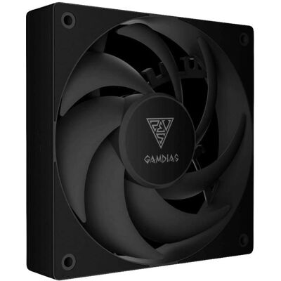 Gamdias Set of 3 Notus M1-1203 120mm black fans (120 mm, 3x), Ventilateur PC, Noir Gamdias Set of 3 Notus M1-1203 120mm black fans (120 mm, 3x), Ventilateur PC, Noir