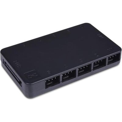 Alphacool Core 10x 4-Pin PWM Splitter - noir (10 Ventilateur), Contrôleur ventilateur, Noir Alphacool Core 10x 4-Pin PWM Splitter - noir (10 Ventilateur), Contrôleur ventilateur, Noir