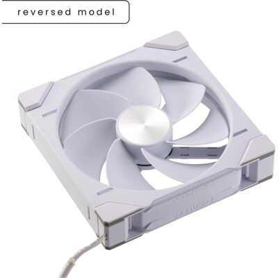 Phanteks D30 Reverse Airflow D-RGB (140 mm, 1x), Ventilateur PC, Blanc Phanteks D30 Reverse Airflow D-RGB (140 mm, 1x), Ventilateur PC, Blanc