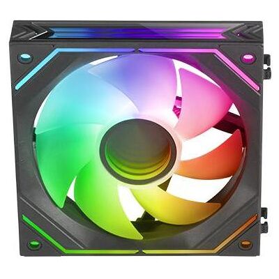 Mars Gaming Ventilateur Boitier Mf-Linkfinity RGB 12cm (Noir) (120 mm, 1x), Ventilateur PC, Noir Mars Gaming Ventilateur Boitier Mf-Linkfinity RGB 12cm (Noir) (120 mm, 1x), Ventilateur PC, Noir