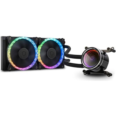 Bitspower Cyclops 240 refroidissement complet de l'eau, ARGB, Refroidissement liquide CPU, Noir Bitspower Cyclops 240 refroidissement complet de l'eau, ARGB, Refroidissement liquide CPU, Noir