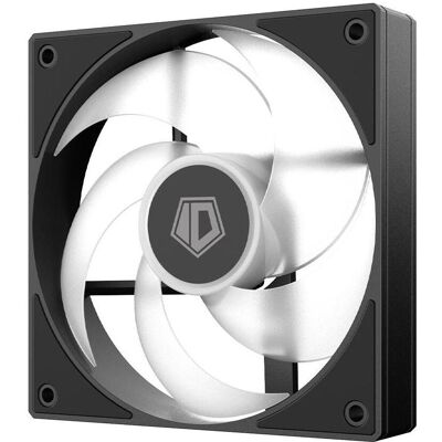 ID-Cooling AS-120 Fan 120mm Black Lighting aRGB (120 mm), Ventilateur PC, Blanc, Noir ID-Cooling AS-120 Fan 120mm Black Lighting aRGB (120 mm), Ventilateur PC, Blanc, Noir