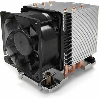 Dynatron N6 Intel CPU Cooler 3U 4189-4-5 P4-P5 ou P+ aluminium stack fin avec heat pipes Active with PWM and (110 mm), Ventirad processeur, Noir, Cuivre Dynatron N6 Intel CPU Cooler 3U 4189-4-5 P4-P5 ou P+ aluminium stack fin avec heat pipes Active with PWM and (110 mm), Ventirad processeur, Noir, Cuivre