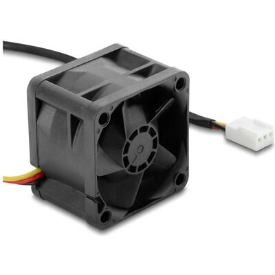 Delock Ventilateur axial à courant continu 12 V, 40 x 40 x 28 mm (67650) (40 mm), Ventilateur PC, Noir Delock Ventilateur axial à courant continu 12 V, 40 x 40 x 28 mm (67650) (40 mm), Ventilateur PC, Noir