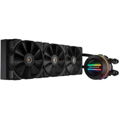 Cougar Kit Watercooling AIO Poseidon GT RGB - 360mm (Noir), Refroidissement liquide CPU, Noir Cougar Kit Watercooling AIO Poseidon GT RGB - 360mm (Noir), Refroidissement liquide CPU, Noir