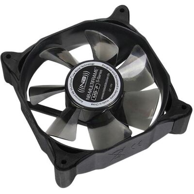Noiseblocker Multiframe S-Series M8-P PWM (80 mm, 1x), Ventilateur PC, Noir Noiseblocker Multiframe S-Series M8-P PWM (80 mm, 1x), Ventilateur PC, Noir