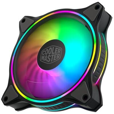Cooler Master MF120 Halo 3en1 (120 mm, 1x), Ventilateur PC, Noir Cooler Master MF120 Halo 3en1 (120 mm, 1x), Ventilateur PC, Noir