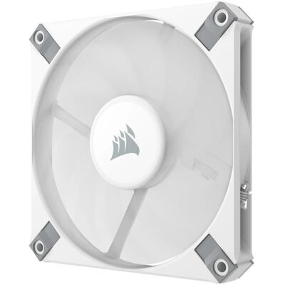 Corsair AFS Series, AF120 SLIM WHITE, 120mmx15mm Fluid Dynamic Fan, Single Pack (120 mm, 1x), Ventilateur PC, Blanc Corsair AFS Series, AF120 SLIM WHITE, 120mmx15mm Fluid Dynamic Fan, Single Pack (120 mm, 1x), Ventilateur PC, Blanc