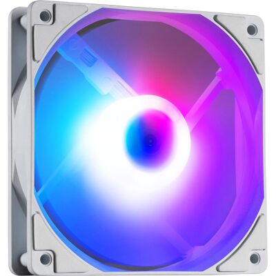 MSI MAG F120 ARGB BLANC-1W (120 mm, 1x), Ventilateur PC, Multicolore, Blanc MSI MAG F120 ARGB BLANC-1W (120 mm, 1x), Ventilateur PC, Multicolore, Blanc