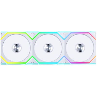 Lian-Li UNI FAN SL Lame inversée sans fil (120 mm, 3x), Ventilateur PC, Blanc, Multicolore Lian-Li UNI FAN SL Lame inversée sans fil (120 mm, 3x), Ventilateur PC, Blanc, Multicolore