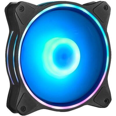 Chieftec ZF-1425RGB (schwarz/weiss, 120 mm) (140 mm, 1x), Ventilateur PC, Blanc, Noir, Multicolore Chieftec ZF-1425RGB (schwarz/weiss, 120 mm) (140 mm, 1x), Ventilateur PC, Blanc, Noir, Multicolore