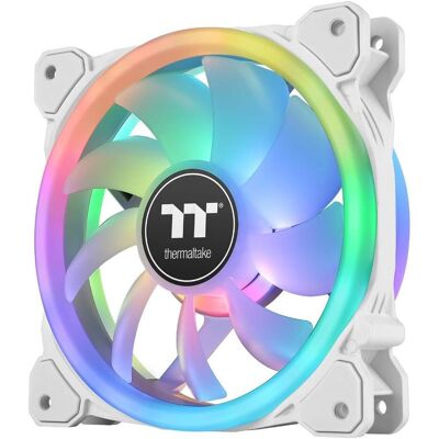 Thermaltake TT SWAFAN 14 RGB Radiator Fan 3er wh CL-F146-PL14SW-A (140 mm, 3x), Ventilateur PC, Blanc Thermaltake TT SWAFAN 14 RGB Radiator Fan 3er wh CL-F146-PL14SW-A (140 mm, 3x), Ventilateur PC, Blanc