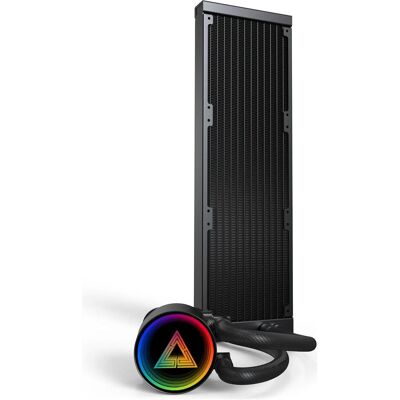 Montech LightFlow 360 ARGB, Refroidissement liquide CPU, Noir Montech LightFlow 360 ARGB, Refroidissement liquide CPU, Noir