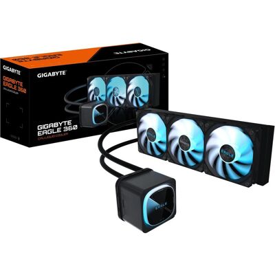 Gigabyte Rafraîchisseur d'Eau Eagle 360, Refroidissement liquide CPU, Noir Gigabyte Rafraîchisseur d'Eau Eagle 360, Refroidissement liquide CPU, Noir