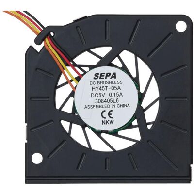 SEPA Ventilateur miniature HYT0 (45 mm, 1x), Ventilateur PC, Noir SEPA Ventilateur miniature HYT0 (45 mm, 1x), Ventilateur PC, Noir
