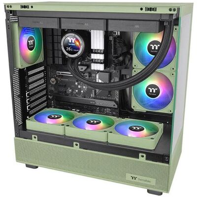 Thermaltake CL-F197-PL14MG-A (140 mm, 3x), Ventilateur PC, Vert Thermaltake CL-F197-PL14MG-A (140 mm, 3x), Ventilateur PC, Vert