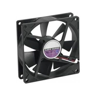 Exertis Connect Ventilateur 92 x 92 x 25 mmm Palier lisse (92 mm), Ventilateur PC, Noir Exertis Connect Ventilateur 92 x 92 x 25 mmm Palier lisse (92 mm), Ventilateur PC, Noir