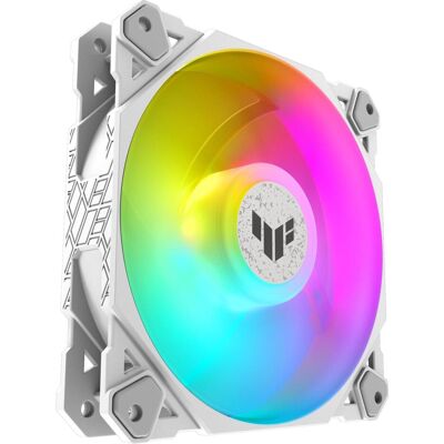 Asus TUF Gaming TF120 ARGB (120 mm, 1x), Ventilateur PC, Blanc Asus TUF Gaming TF120 ARGB (120 mm, 1x), Ventilateur PC, Blanc