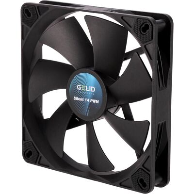 Gelid FN-PX14-16 (140 mm, 1x), Ventilateur PC, Noir Gelid FN-PX14-16 (140 mm, 1x), Ventilateur PC, Noir