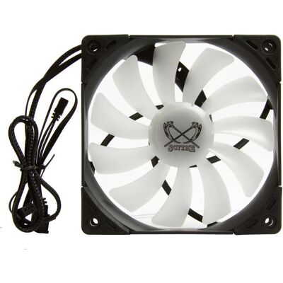 Scythe Ventilateur Kaze Flex RGB PWM, 300-1200 rpm (120 mm, 1x), Ventilateur PC, Noir Scythe Ventilateur Kaze Flex RGB PWM, 300-1200 rpm (120 mm, 1x), Ventilateur PC, Noir