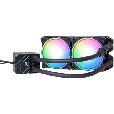 Alphacool Eisbaer Pro Aurora 240 Refroidissement à eau complet pour CPU, D-RGB, Refroidissement liquide CPU, Noir Alphacool Eisbaer Pro Aurora 240 Refroidissement à eau complet pour CPU, D-RGB, Refroidissement liquide CPU, Noir