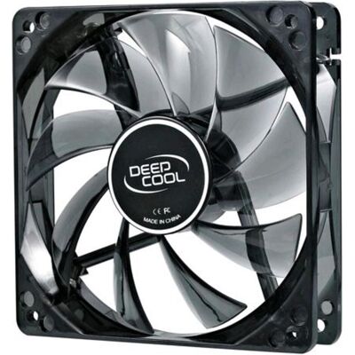 Deepcool Ventilateur de boîtier 120 mm, "Wind Blade 120", transparent, hydro bearing,4 LED's (120 mm, 1x), Ventilateur PC, Noir Deepcool Ventilateur de boîtier 120 mm, "Wind Blade 120", transparent, hydro bearing,4 LED's (120 mm, 1x), Ventilateur PC, Noir