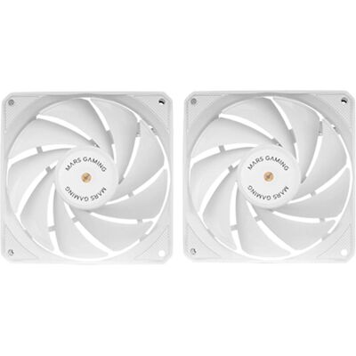 Mars Gaming MF-NCLX2W (25 mm), Ventirad processeur, Blanc Mars Gaming MF-NCLX2W (25 mm), Ventirad processeur, Blanc