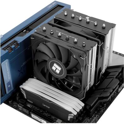 Thermalright Royal knight 120 SE (155 mm), Ventirad processeur, Noir, Argent Thermalright Royal knight 120 SE (155 mm), Ventirad processeur, Noir, Argent
