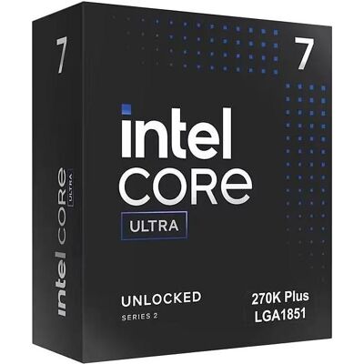 Intel Core Ultra 7 270K Plus 3.7GHz Box (LGA 1851, 3.70 GHz, 24 -Core), Processeur Intel Core Ultra 7 270K Plus 3.7GHz Box (LGA 1851, 3.70 GHz, 24 -Core), Processeur